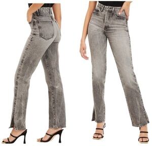 Good American Good Boy Side Slit Jeans Size 32 NEW